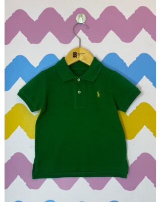 Camiseta gola polo verde | Polo Ralph Lauren | 18 meses