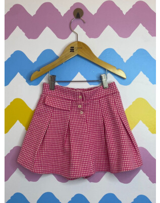 Shorts saia rosa  | Zara | 8 anos