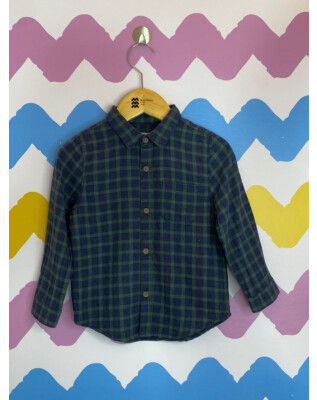 Camisa xadrez verde |Zara| 2-3 anos