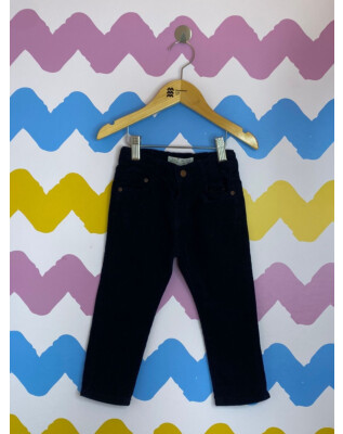 Calça veludo azul | Zara | 18-24 meses