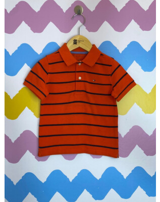 Camiseta polo laranja |Tommy Hilfiger | 3 anos