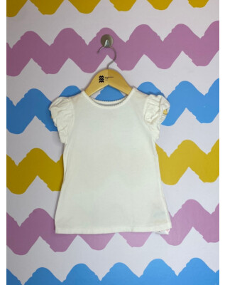 Camiseta branca | Garanimals |18 meses