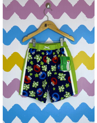 Shorts estampado tactel | Sessame Street | 3 anos